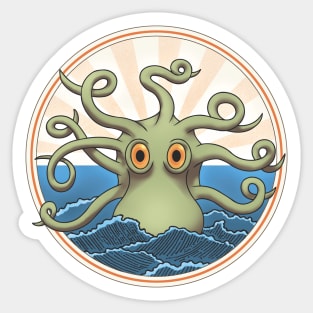 Cartoon Octopus Sticker